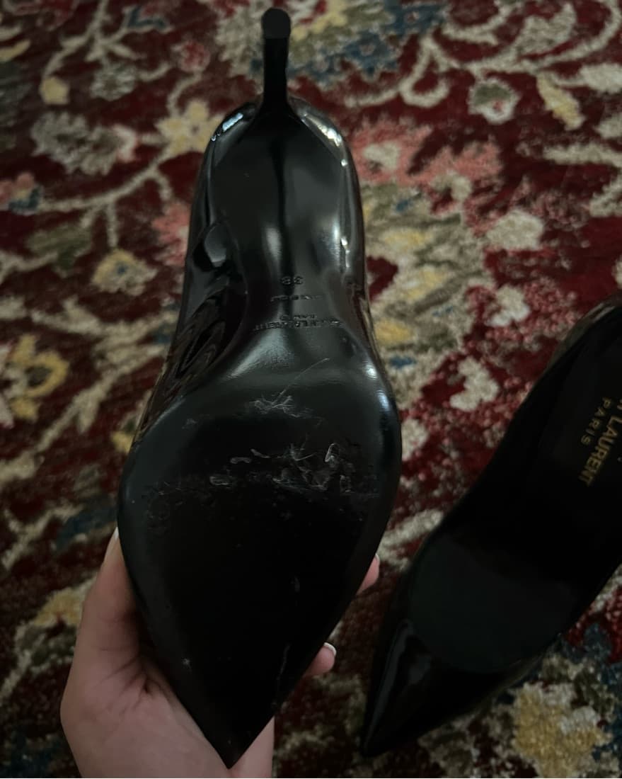 Zoe 110m patent leather pumps #ysl - Image 2