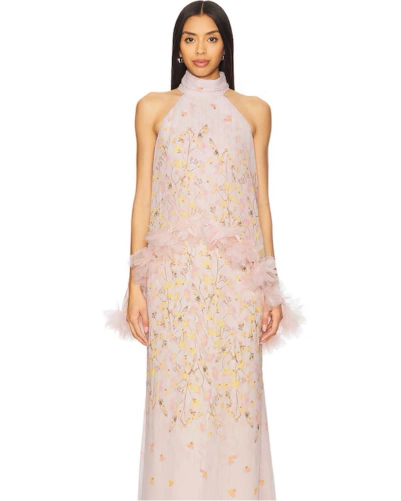 Elliatt Tulsia Cape Maxi Dress - Image 1