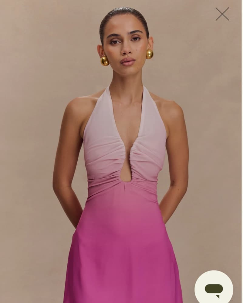 Meshki Malakhai Ombré Halter Dress - Image 1