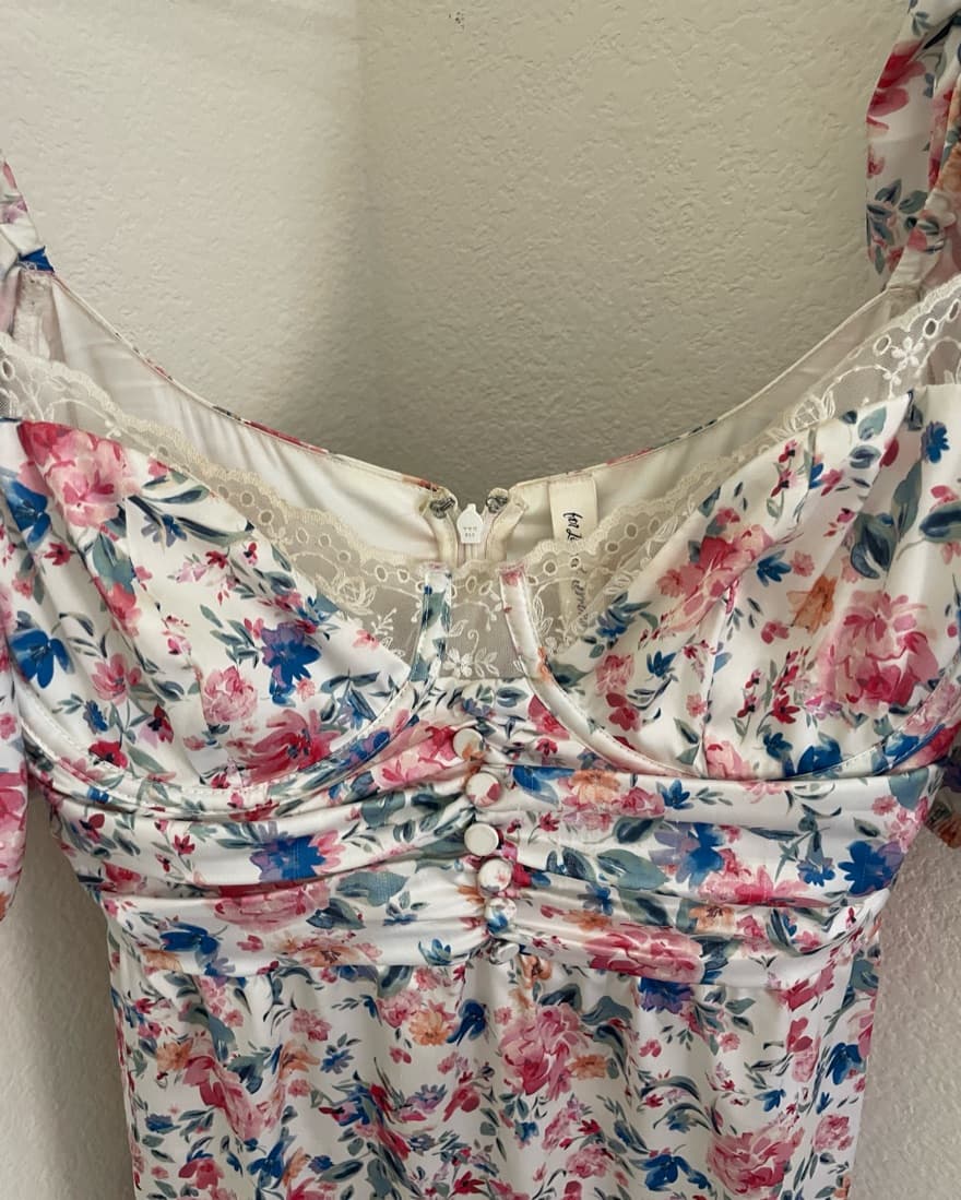 FOR LOVE&LEMONS JULIET FLORAL DRESS - Image 4
