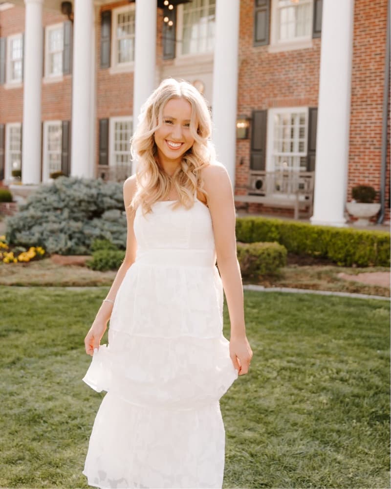 White Lulu Dress - Image 1