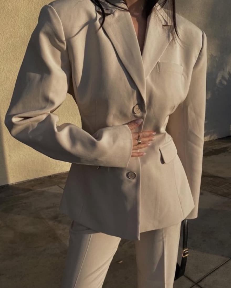 Helsa Recycled Twill S Curve Jacket  - Image 1