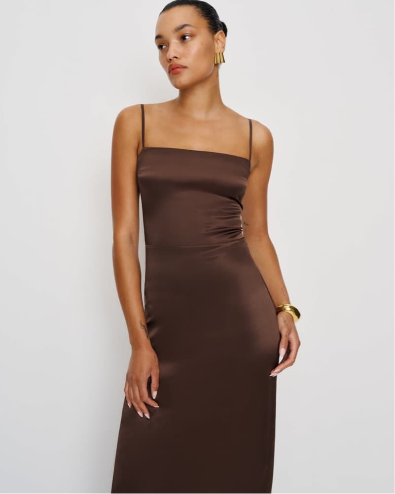 Reformation Frankie Silk Dress - Image 2