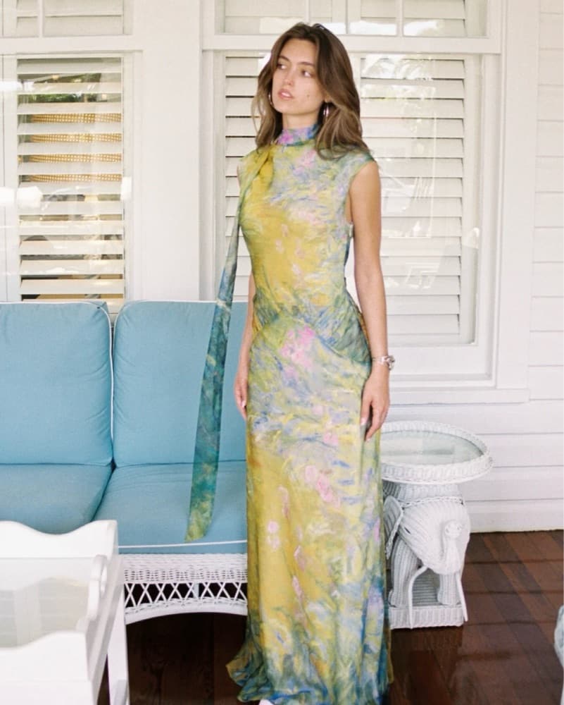 Irises Maxi Dress - Image 5