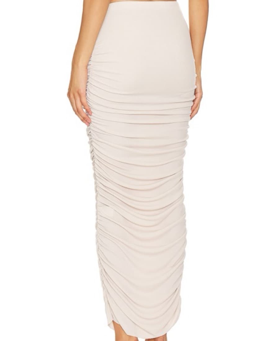 h:ours Arella Maxi Skirt in Bone - Image 5