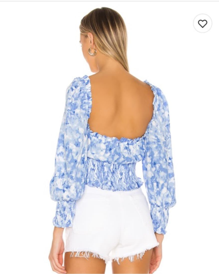 Blue Tye Die Blouse - Image 2