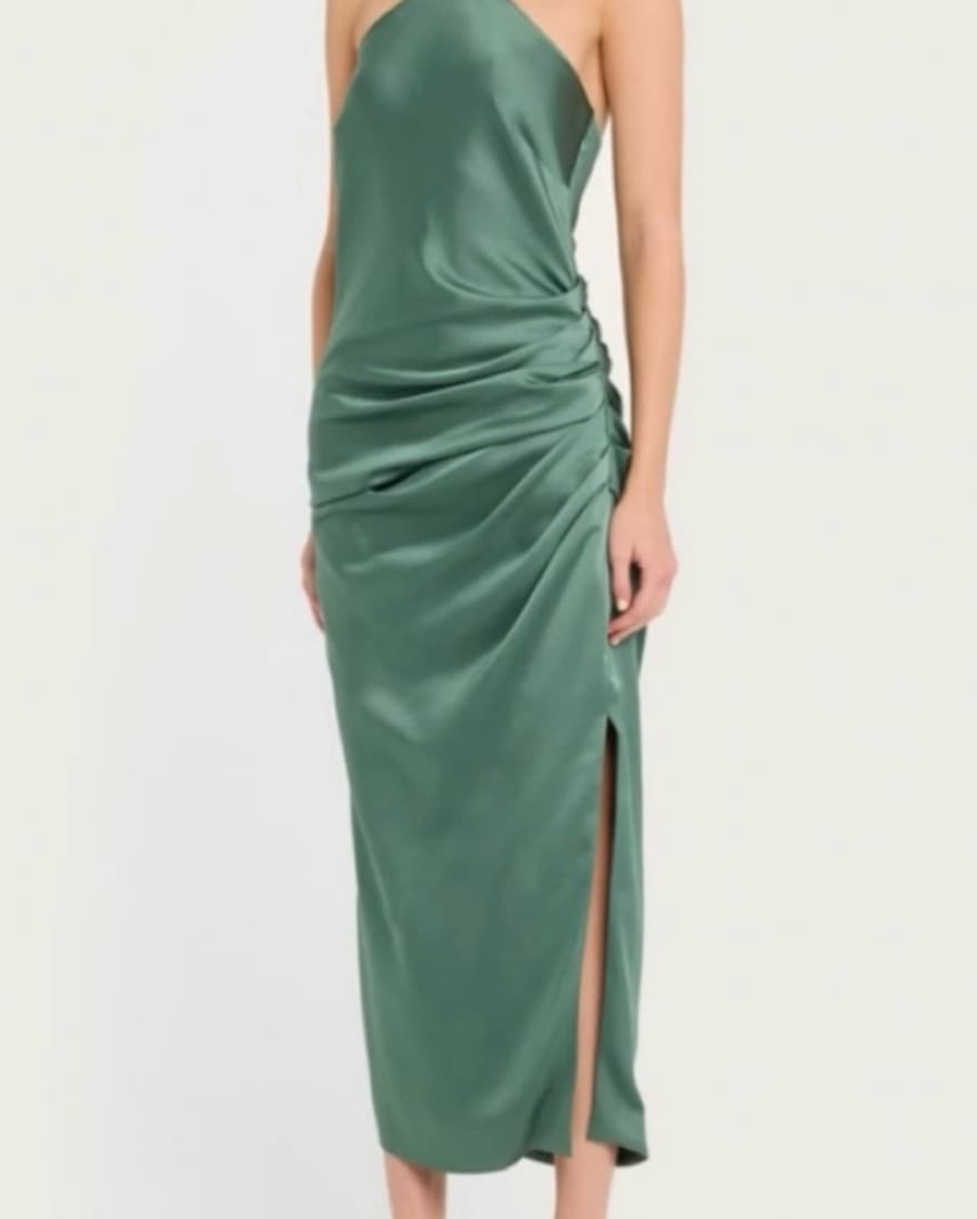 Simkhai Halter Sage Green Gownn - Image 3
