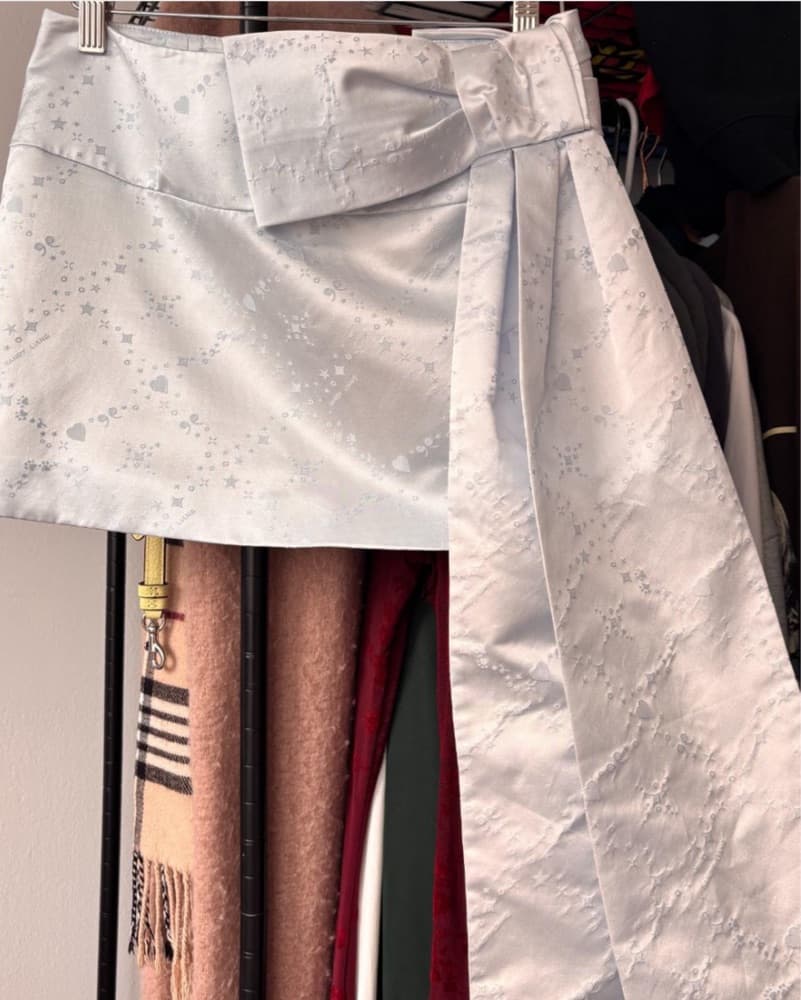 Sandy Liang Skar Ice Blue Skirt - Image 3