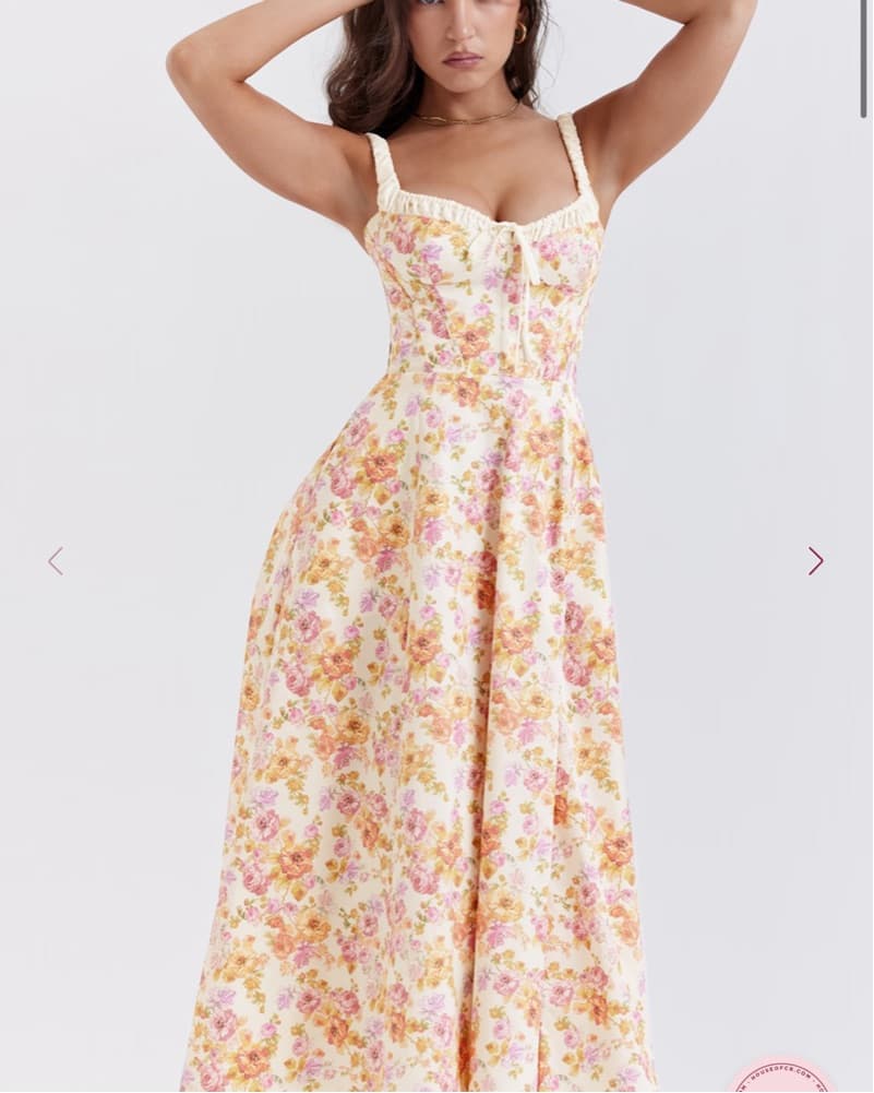 House of CB Sabrina Midi Sundress - Image 4