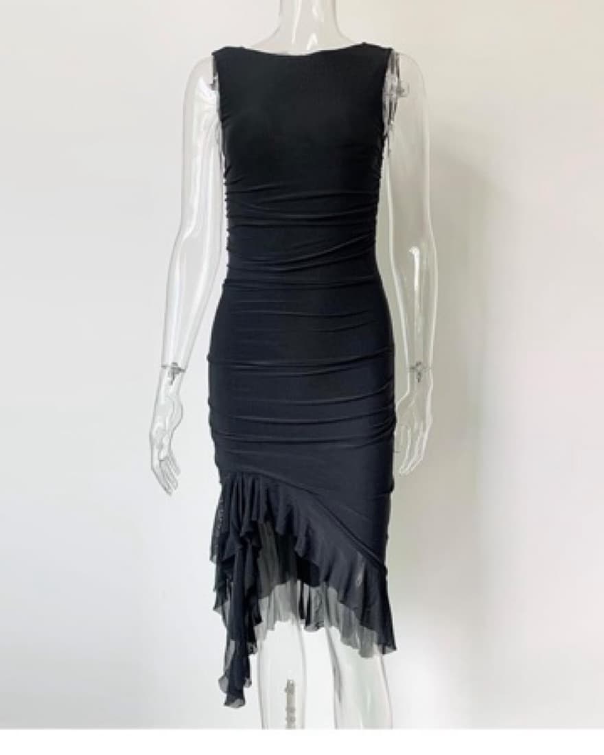 Y2k Black Dress - Image 2