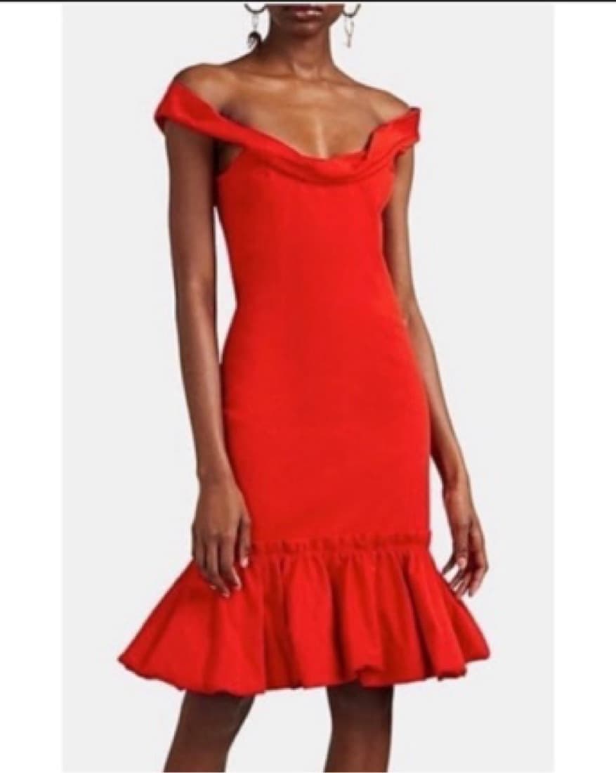 PROENZA SCHOULER Gabardine Flounce Mini  - Image 1
