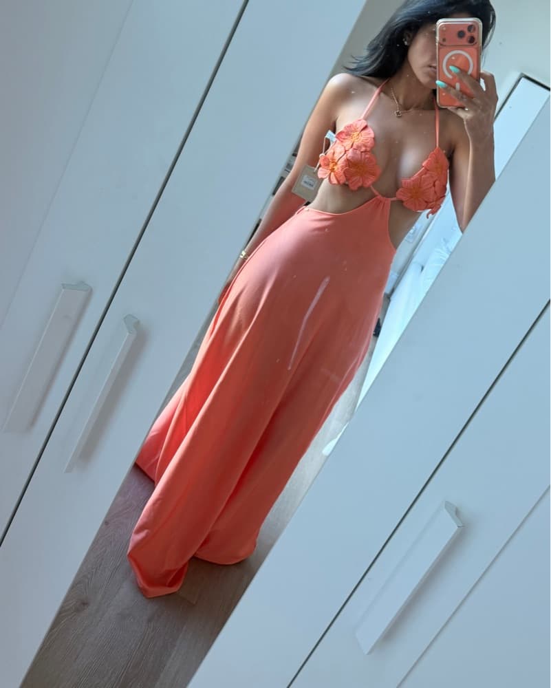 OrangeMaxi Dress - Image 4