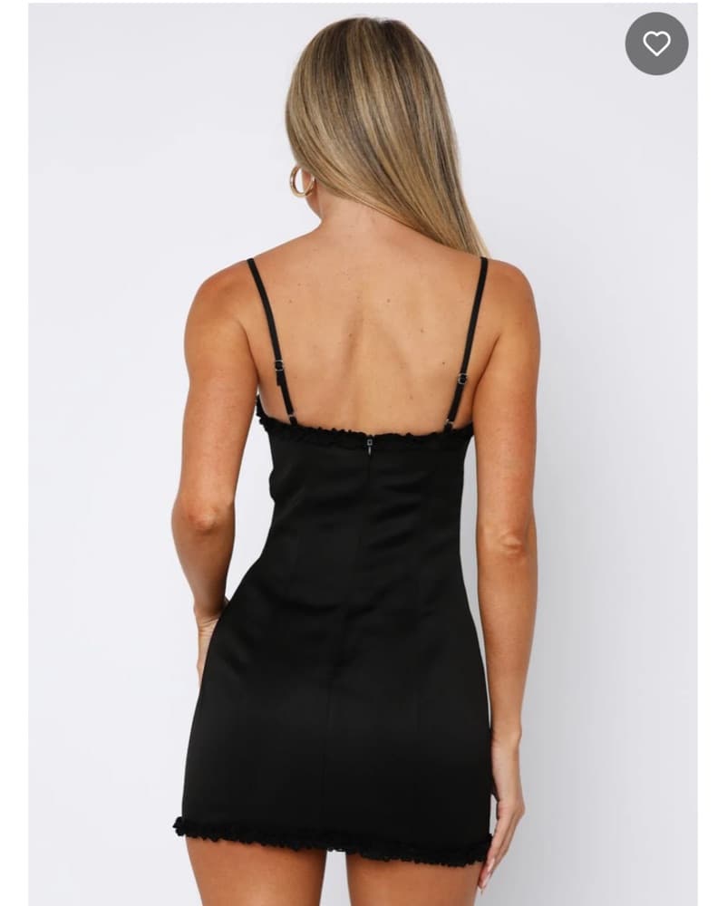 Ride The Wild Mini Dress Black - Image 4