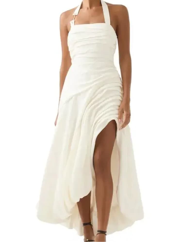 Aje Mika Asymmetrical Gown - Image 1