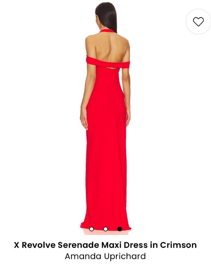 Red Amanda Uprichard Dress - Image 2
