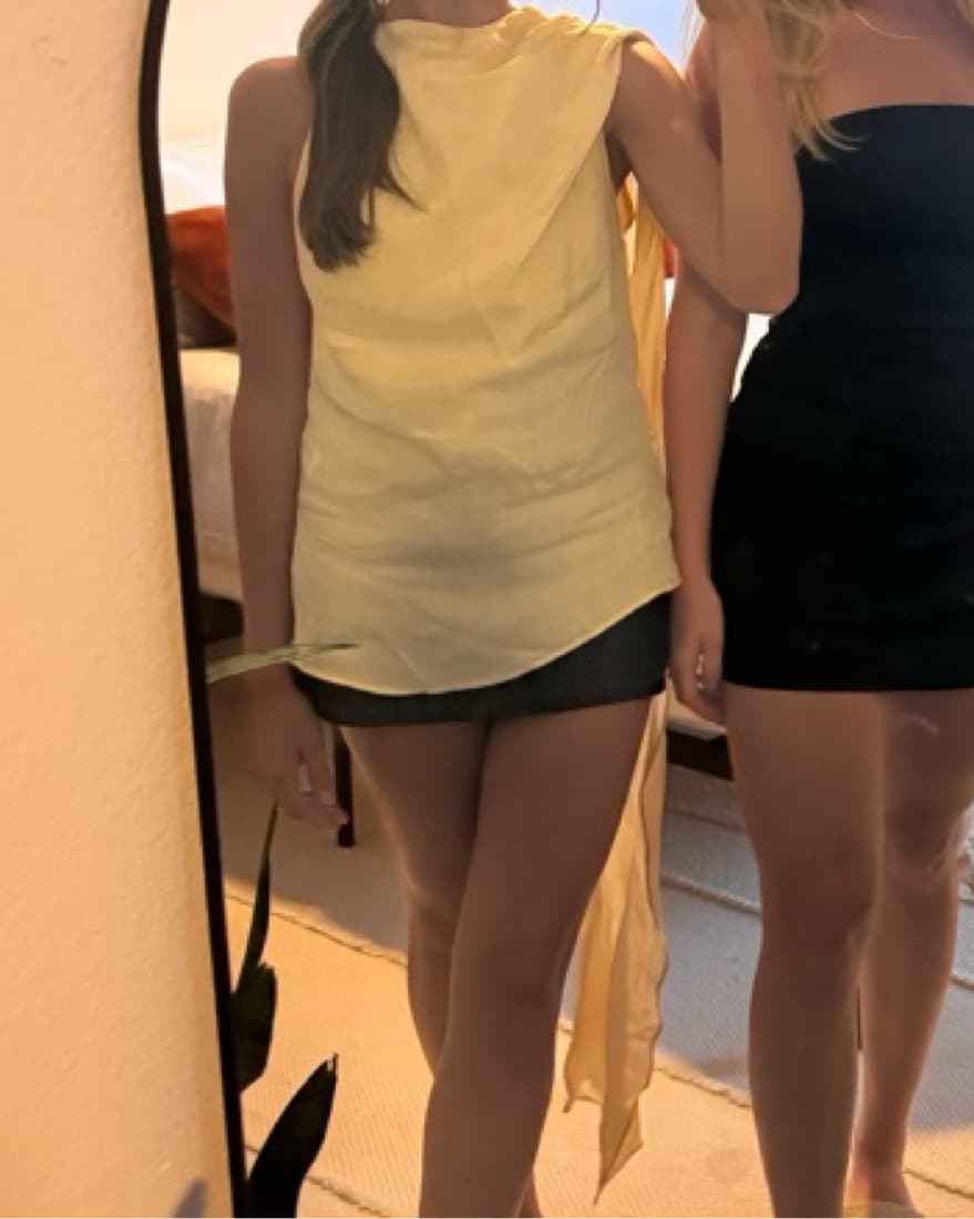 Yellow Drapey Top - Image 1