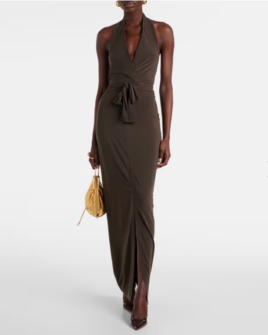 Norma Kamali Gathered Maxi Dress  - Image 2