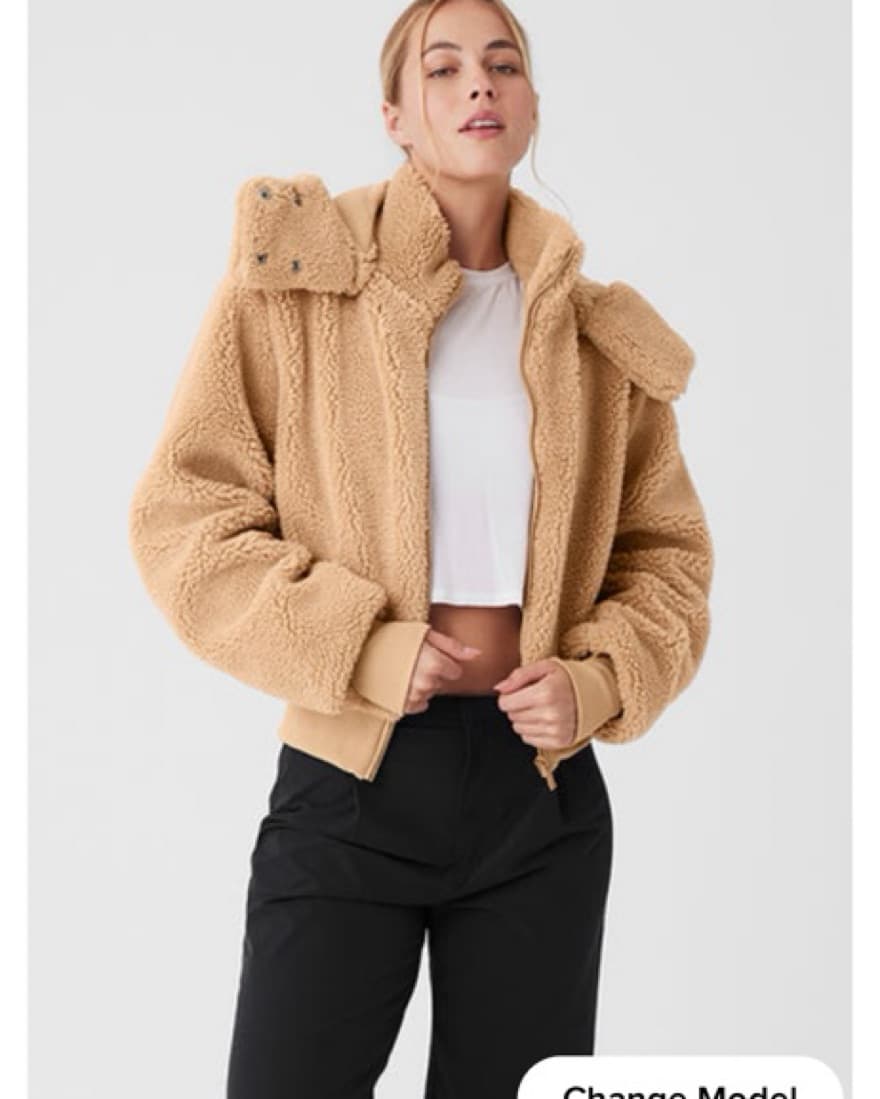 Alo yoga Sherpa Foxy Jacket - Image 1