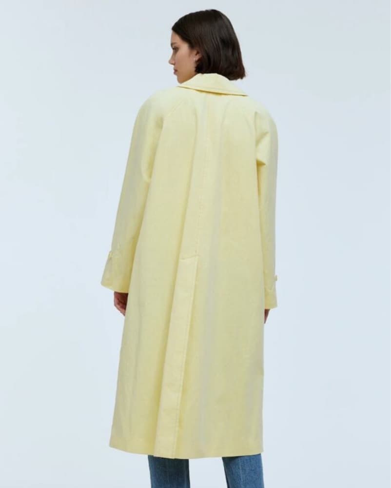 Madewell Butter Yellow Trench - Image 3
