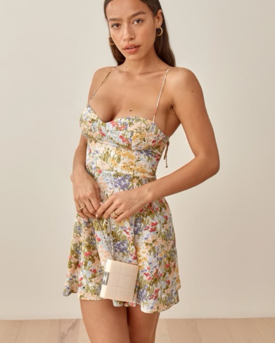 Reformation Saskia Floral Dress  - Image 1