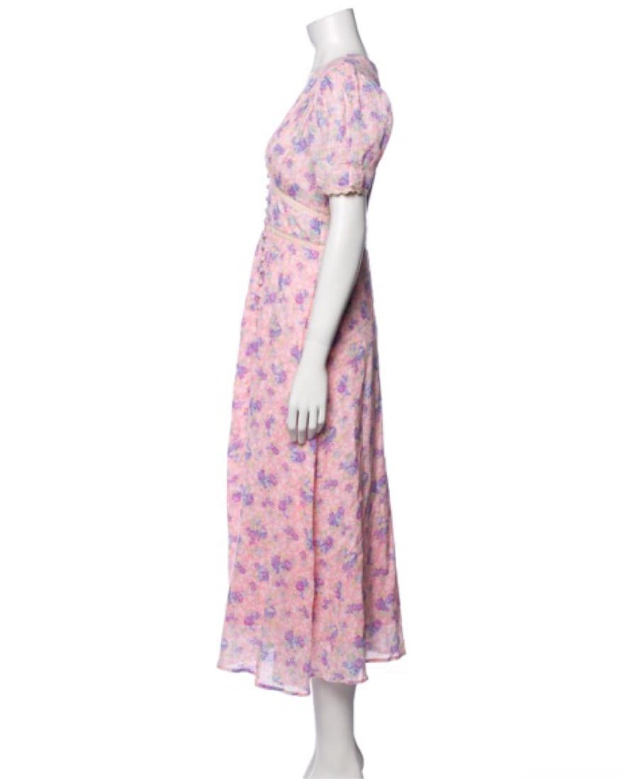 Pink floral LoveShackFancy dress - Image 2