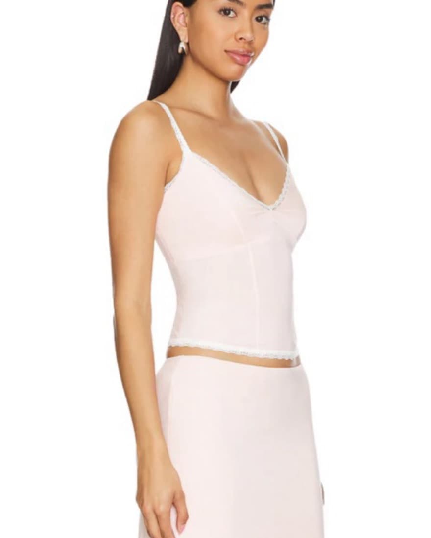 Dainty Guizio Camisole in Light Pink - Image 2