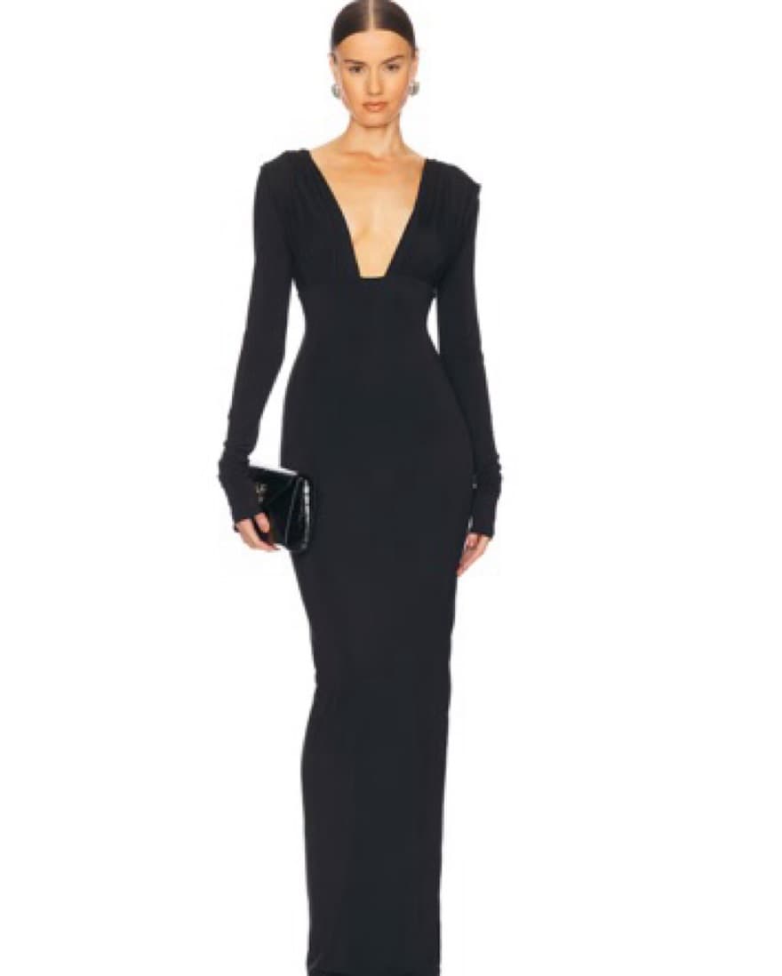 Helsa Deep v Gown - Image 1