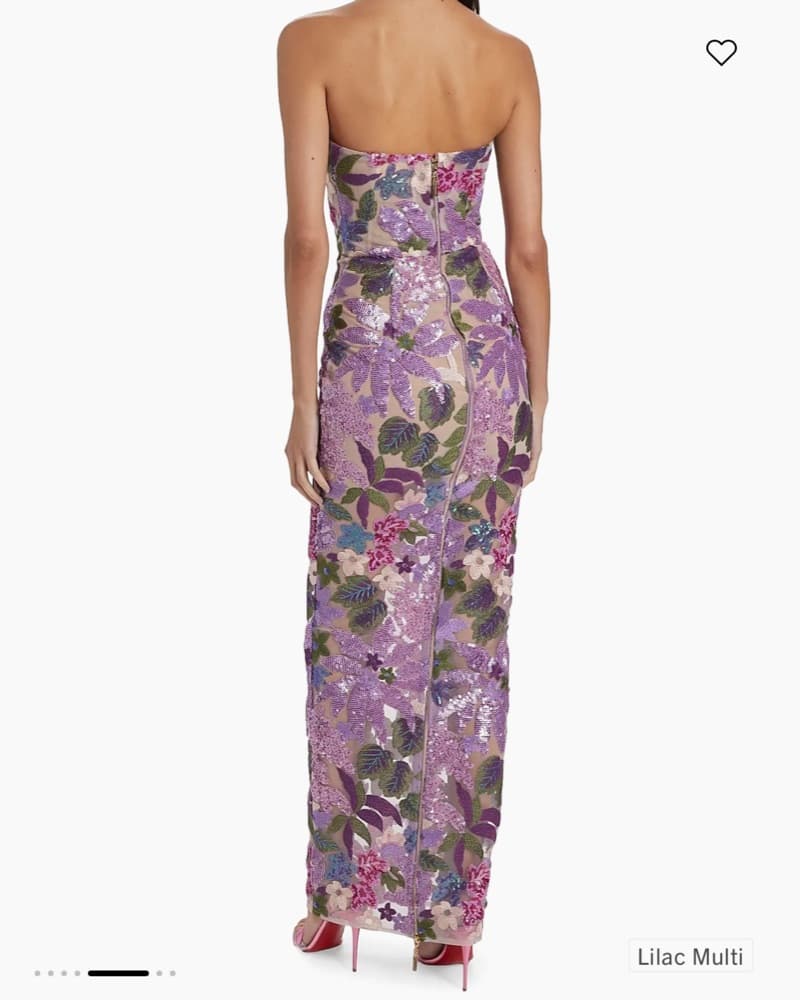 Bronx And Banco Floral Dahlia Gown - Image 2