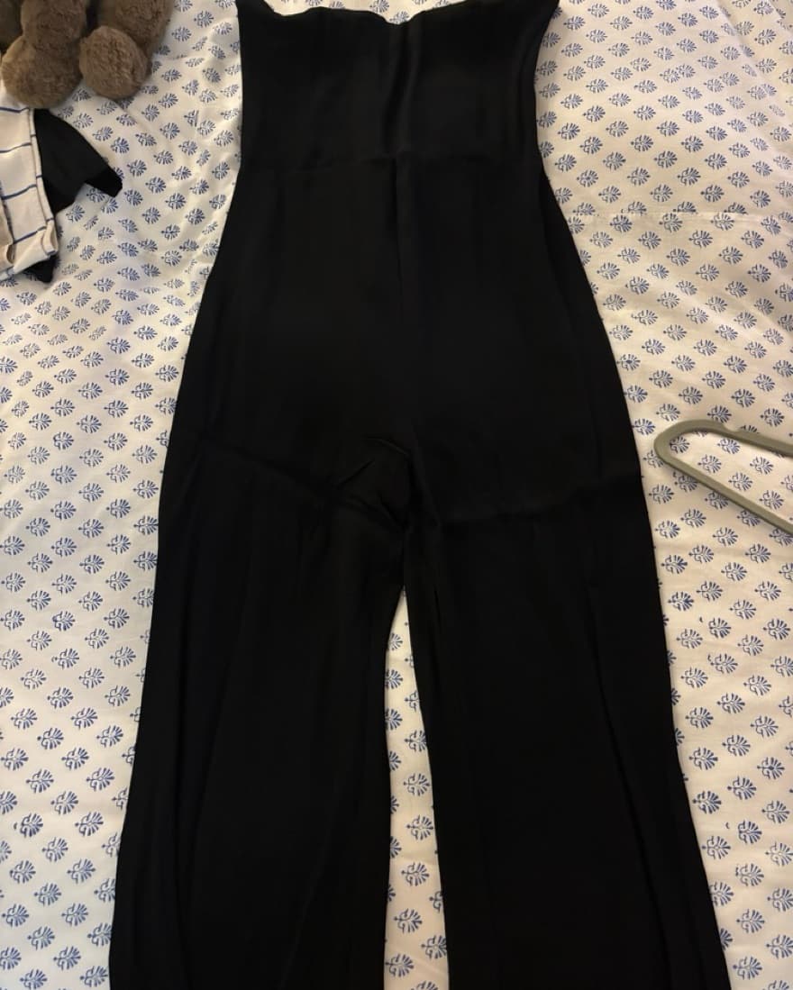 Black Reformation Strapless Jumpsuit - Image 2