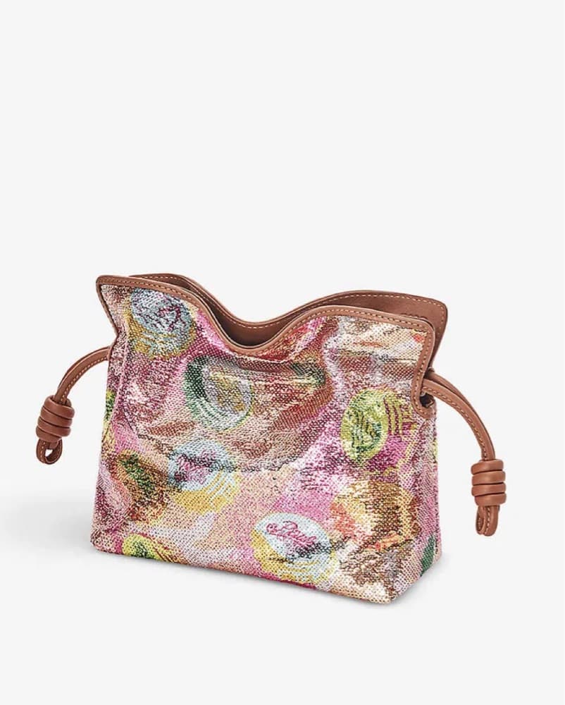 Vibrant Sequin and Beaded Crossbody Bag - Image 5