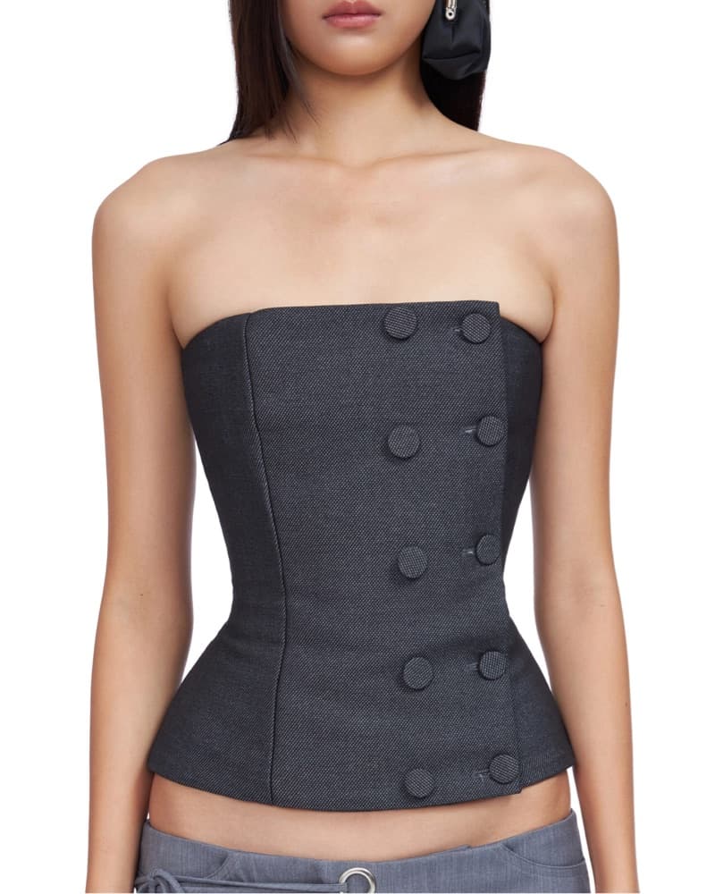 Fanci Club Starling Button Corset - Image 1