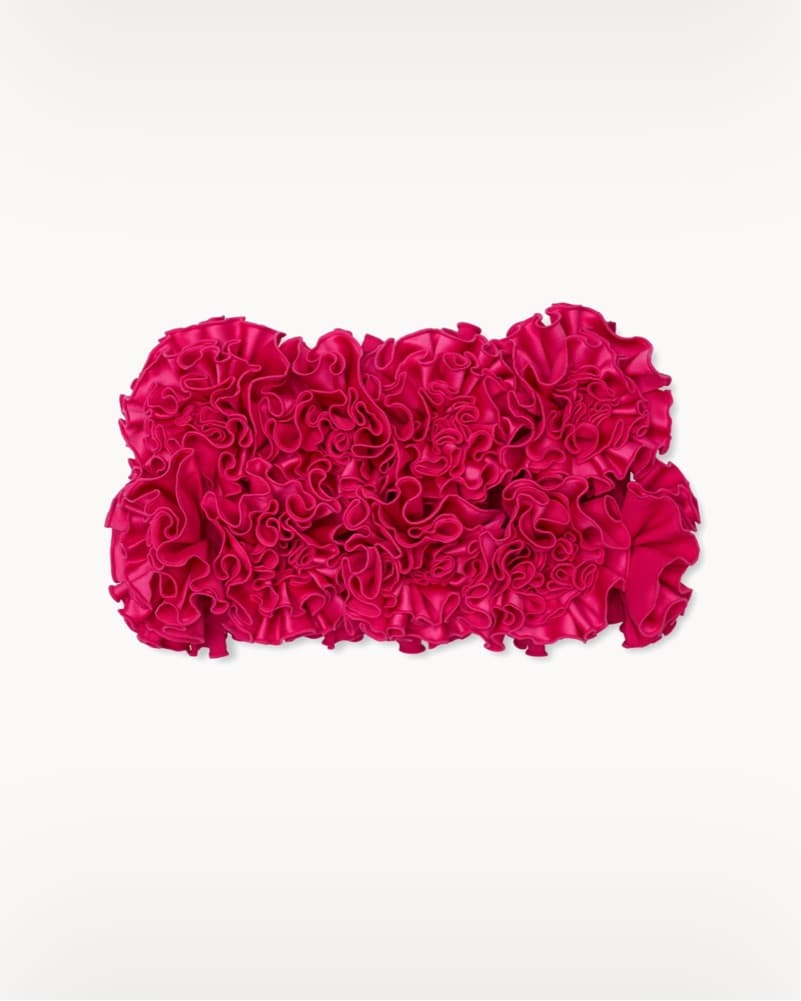 HAND-EMBROIDERED ROSE MINI SKIRT - Image 5