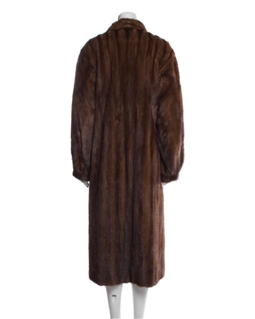 80s VINTAGE Mink Fur Coat - Mob Wife - Image 4