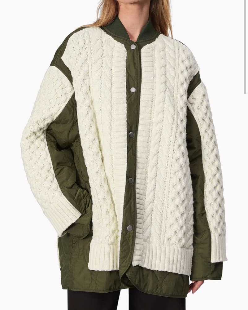 rag & bone Winnie Mixed Media Jacket - Image 3
