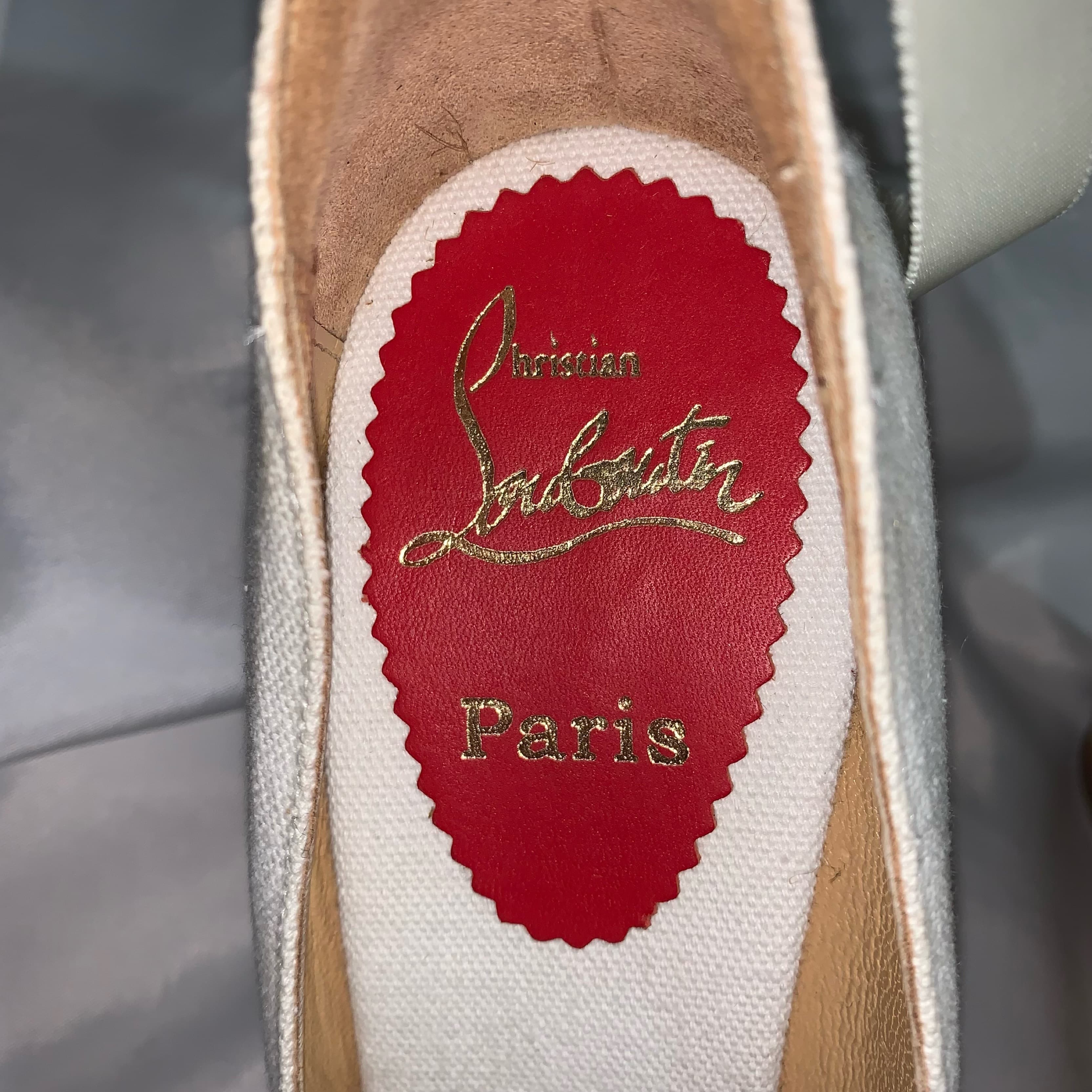 nib CHRISTIAN LOUBOUTIN size 38 espadril - Image 5