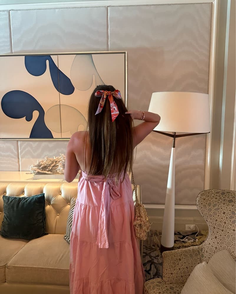 Pink Maxi Storia Dress - Image 3