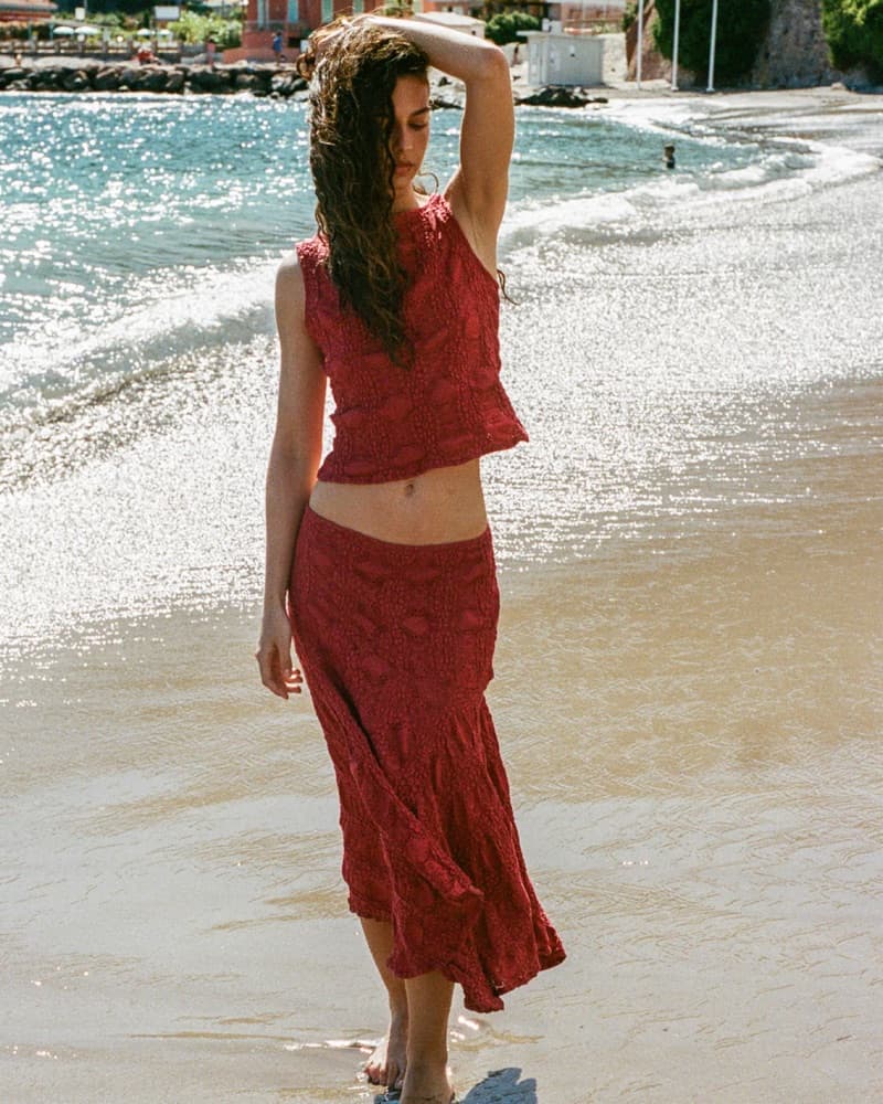 With Jean Maeve Set in Red - Image 2