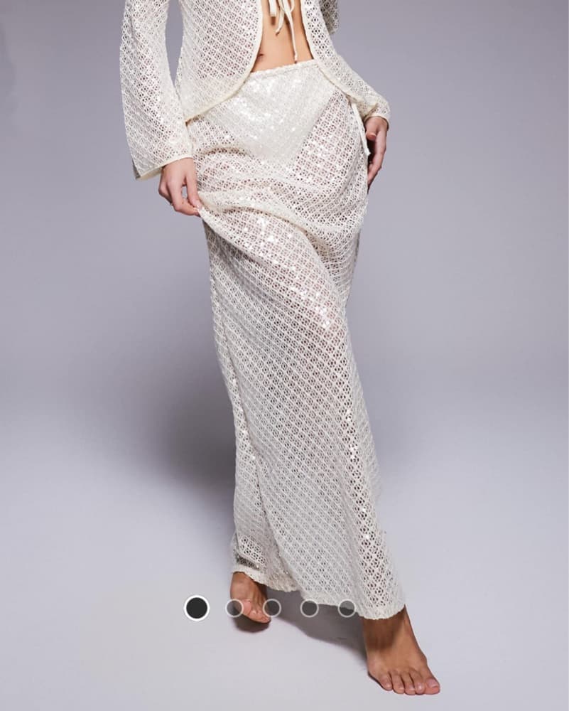 Sequin Maxi Dress - Image 1