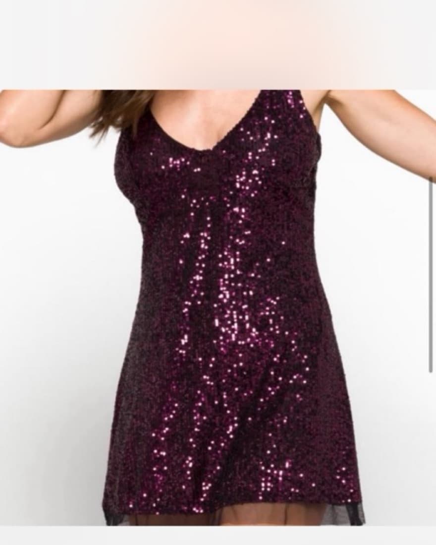Free People Sequin Mini Dress Size Small - Image 1