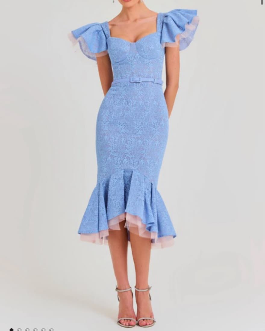 Nadine Merabi Mindy Blue Dress - Image 1
