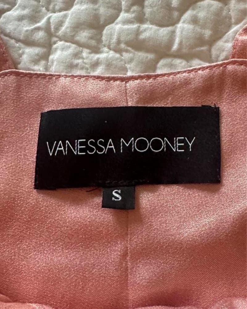Vanessa Mooney Baby Pink Satin Romper - Image 5