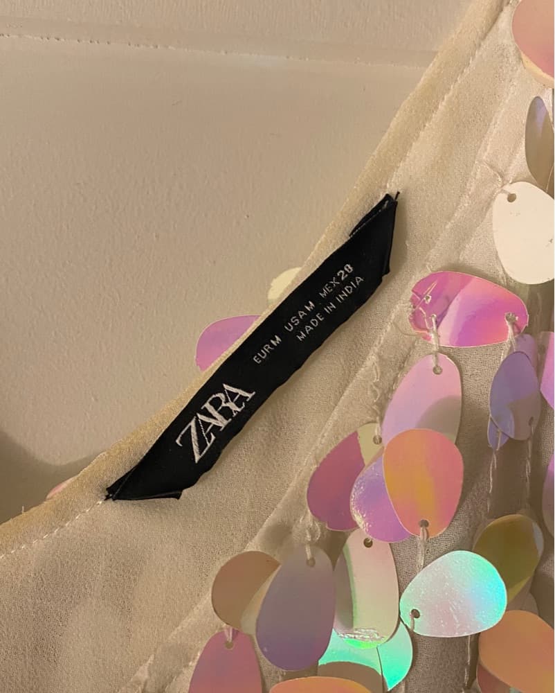 Zara Sequin Mini Dress - Image 5