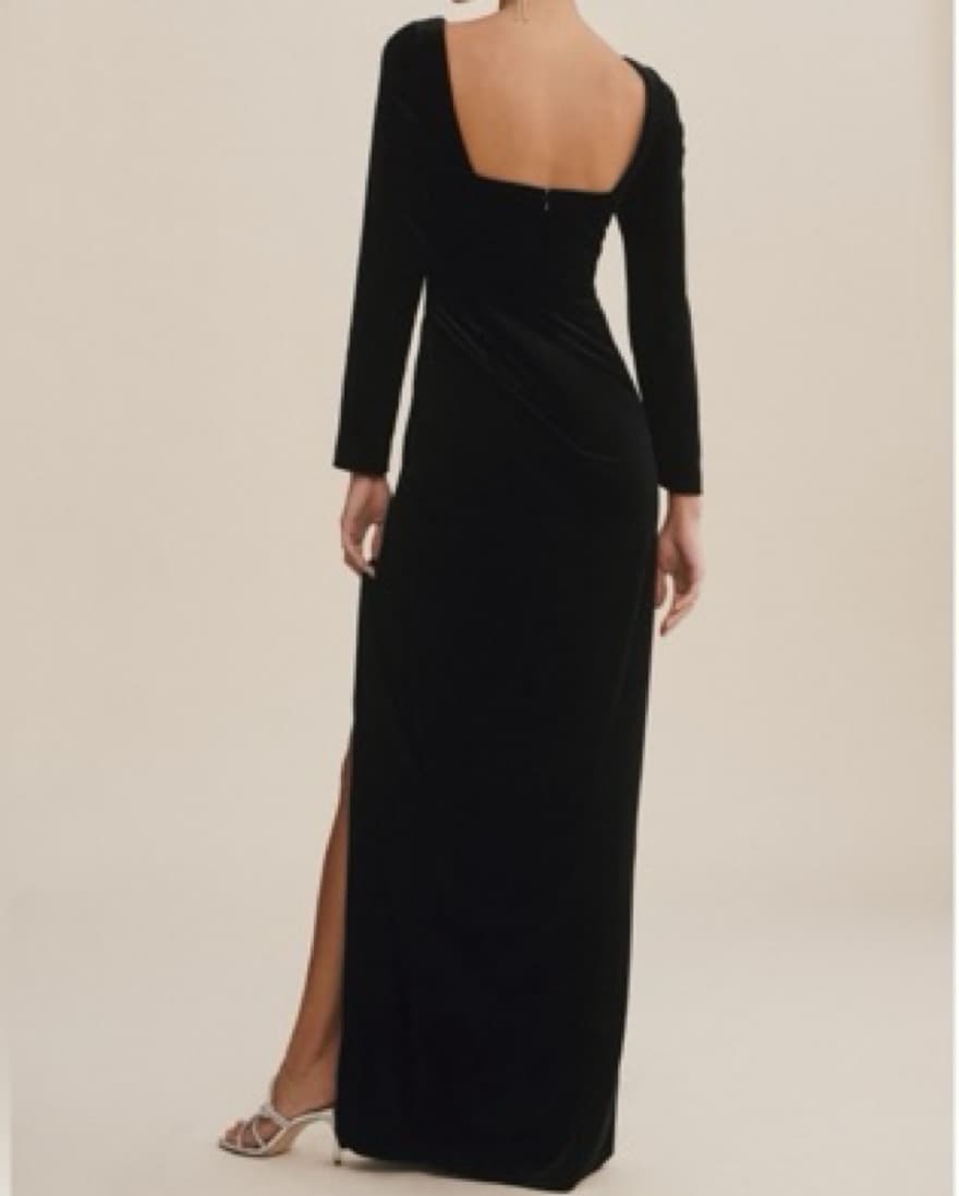 Jenny Yoo Velvet Rachel Gown - Image 2