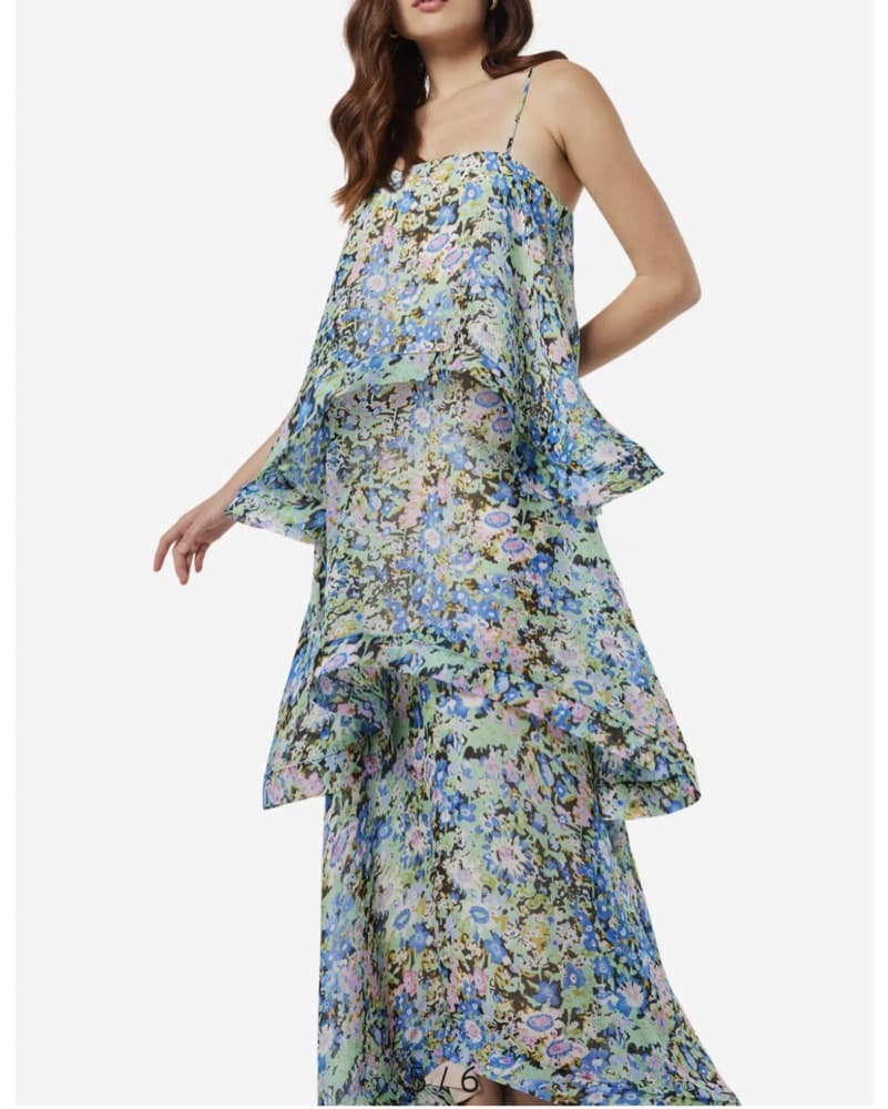 Armani Floral Tiered Maxi Dress - Image 2