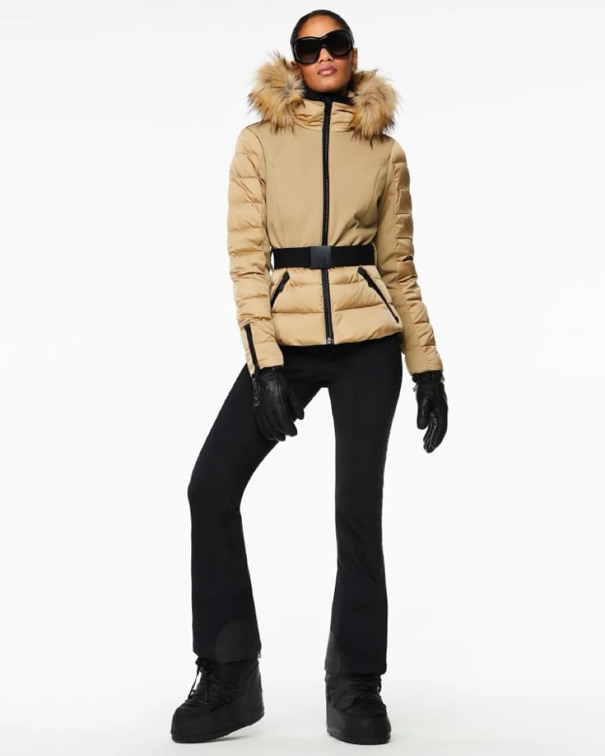 Goldbergh Satin Down Ski Jacket Neutral  - Image 1