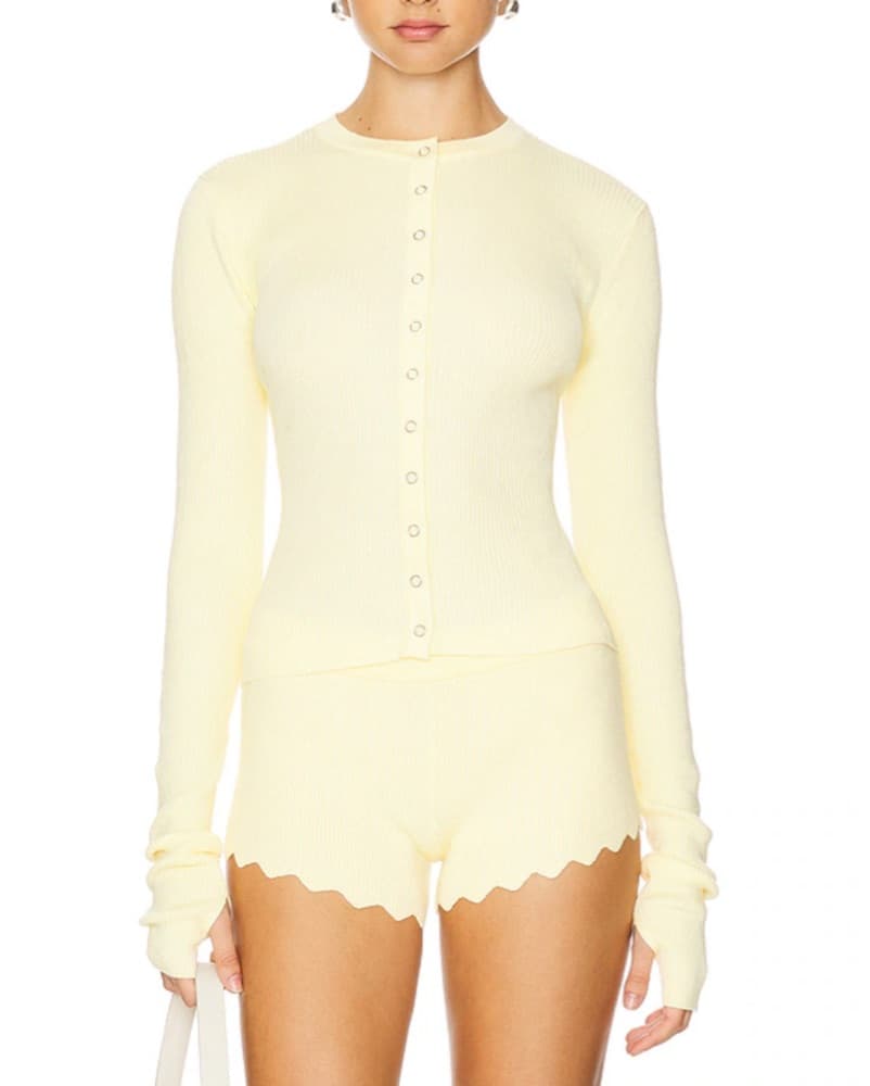 Butter Yellow Knit Set - Image 4