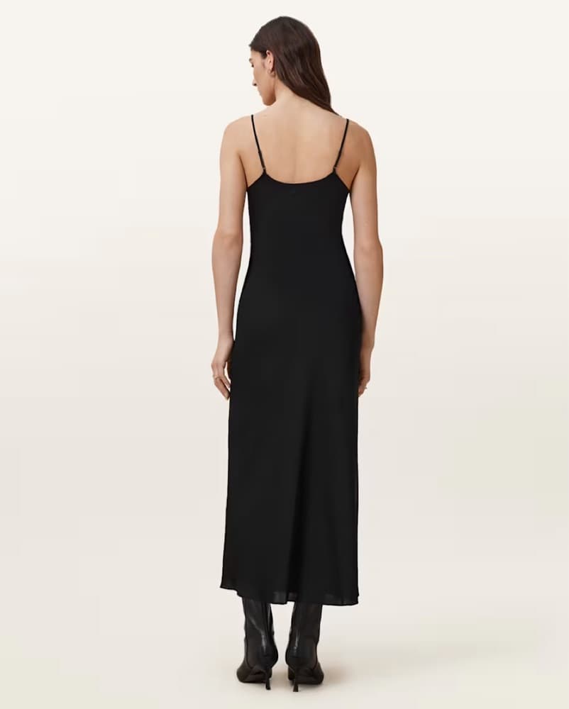 Bryony V-Neck Midi Slip Dress - Image 2