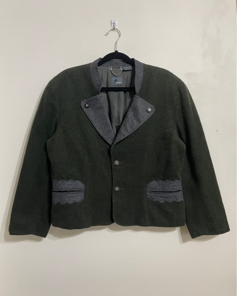 Vintage Wool Blend Blazer - Image 1