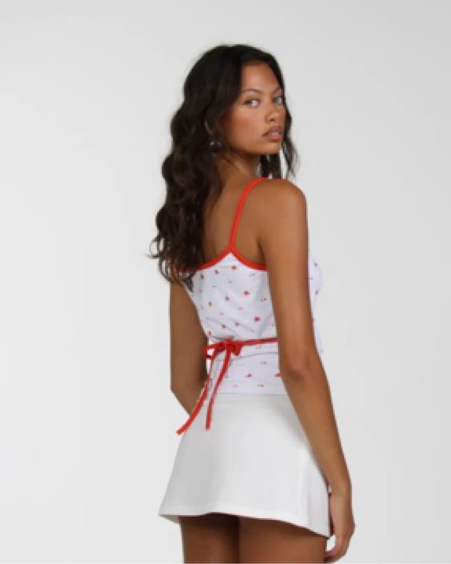 Amelie Teje Rose Tank Tie Back  - Image 4