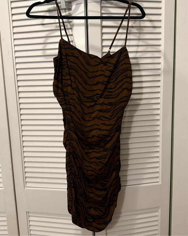 Tiger Print Mini Dress - We Wore What - Image 1